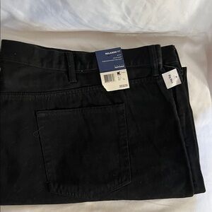 Basic Editions Plus Size Relaxed Fit Trousers, Black